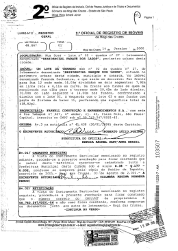 Matrícula e Auto de Penhora
