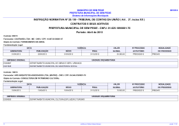 INSTRU&Ccedil;&Atilde;O NORMATIVA N&ordm; 28 / 99 - TRIBUNAL DE