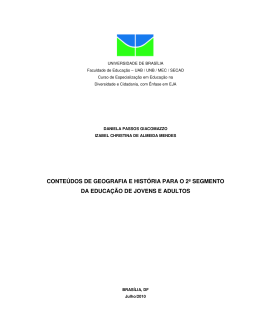 conteúdos de geografia e história para o 2º segmento da