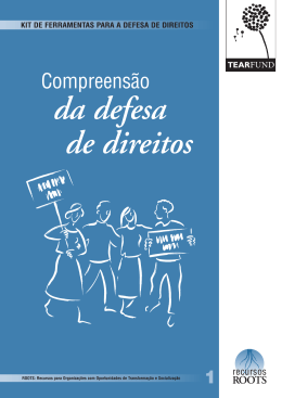 Compreensão da defesa de direitos