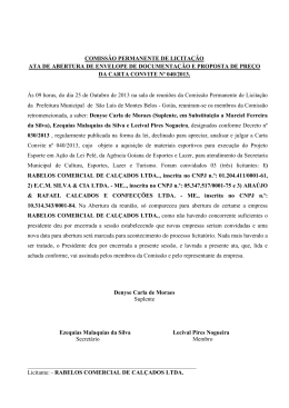 Atas - Governo Municipal de São Luis de Montes Belos