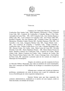 Decisão judicial - Prefeitura Municipal de Florianópolis