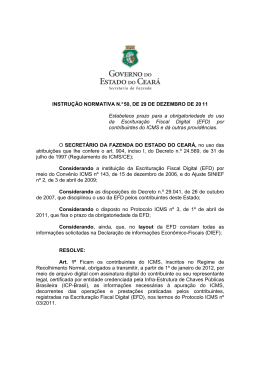 INSTRU&Ccedil;&Atilde;O NORMATIVA N.&deg; 50, DE 29 DE DEZEMBRO - CRC-CE