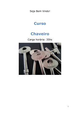 Curso Chaveiro - Cursos Online SP