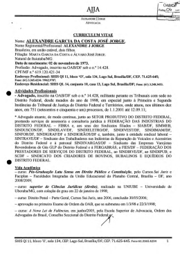 ALEXANDRE GARCIA DA COSTA JOS&Eacute; JORGE. Nome Regimental