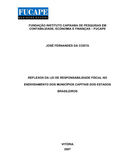 COSTA, José Fernandes da. Reflexos da lei de responsabilidade