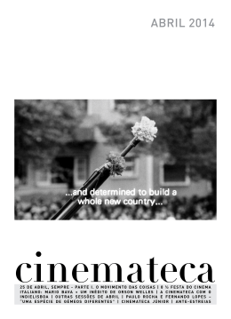 ABRIL 2014 - Cinemateca Portuguesa