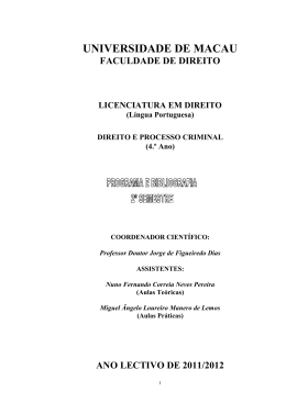 DIREITO PROCESSUAL PENAL