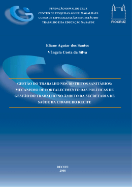 Eliane Aguiar dos Santos V&acirc;ngela Costa da Silva