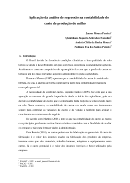 Aplica&ccedil;&atilde;o da an&aacute;lise de regress&atilde;o na contabilidade do
