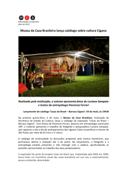 Museu da Casa Brasileira lança catálogo sobre cultura Cigana