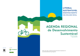 AGENDA REGIONAL de Desenvolvimento Sustentável