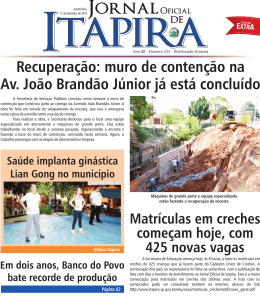 Nº 233 - Extra - Prefeitura Municipal de Itapira