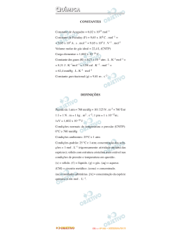 QU&Iacute;MICA - Curso Objetivo
