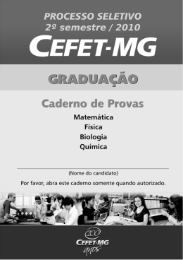 - Copeve - Cefet-MG