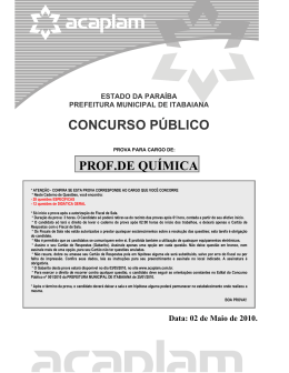 Prova - Calcule Mais