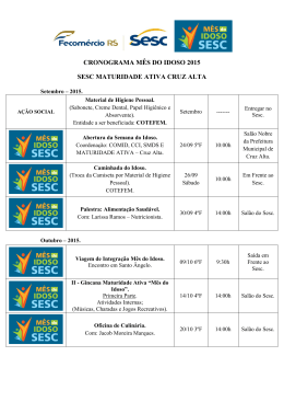 Programação de Cruz Alta