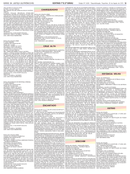 EDITAIS 1&ordm; E 2&ordm; GRAU CHARQUEADAS CRUZ ALTA ENCANTADO