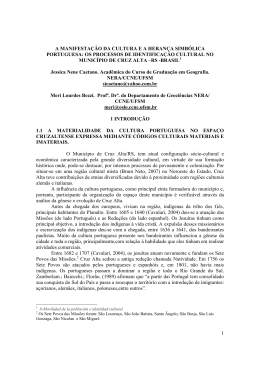 1 a manifesta&ccedil;&atilde;o da cultura e a heran&ccedil;a simb&oacute;lica portuguesa