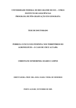 Arquivo em PDF - Dados e textos sobre a Luta pela Terra e a