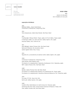 oscar oiwa - Galeria Nara Roesler