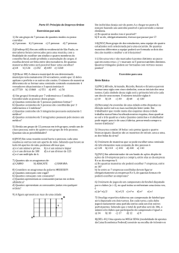 Análise Combinatória