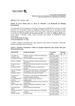 Edital PGBIOEXP/2013