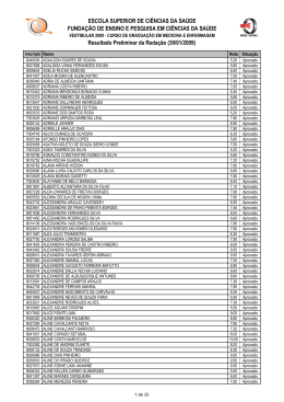 Resultado preliminar da reda&ccedil;&atilde;o 2