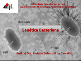 Gen&eacute;tica Bacteriana