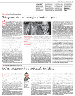 O despertar de uma nova gera&ccedil;&atilde;o de europeus - Celsius