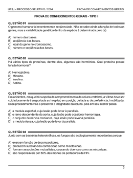3 PROVA DE CONHECIMENTOS GERAIS - TIPO II