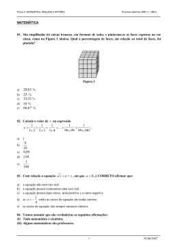 Prova de L&iacute;ngua Portuguesa: - cev