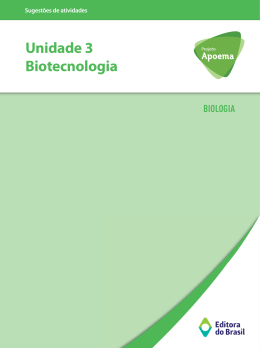 Unidade 3 Biotecnologia BIOLOGIA