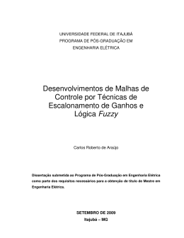 Desenvolvimentos de Malhas de Controle por T&eacute;cnicas de