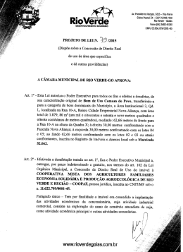 RI ove rd e Riu verde - Goi&aacute;s - C&acirc;mara Municipal de Rio Verde