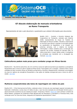 Informativo do Sistema OCB