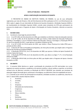 edital n&ordm; 005/2015 - proens/ifpr apoio a participa&ccedil;&atilde;o em eventos