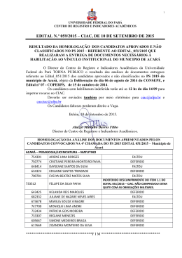 edital n.º 059/2015 - Universidade Federal do Pará
