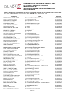 25.08.14-Resultado Preliminar Decreto n&ordm; 6.135