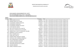 Anexo I (Per&iacute;odo Manh&atilde;)