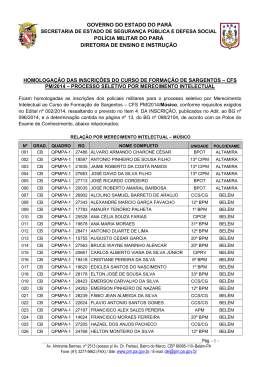 Proxy da Pol&iacute;cia Militar do Par&aacute;!