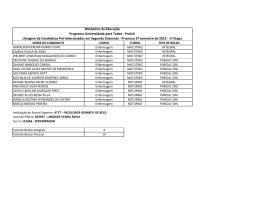 Minist&eacute;rio da Educa&ccedil;&atilde;o Programa Universidade para Todos