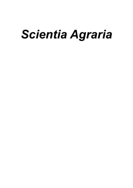 Scientia Agraria