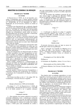 DL 83/2006, de 3 de Maio