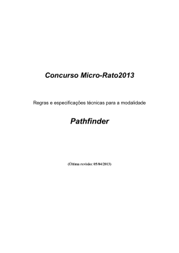 Pathfinder - Concurso Micro-Rato