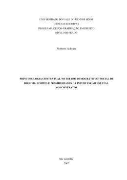 principiologia contratual