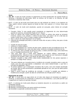 Resumo &ndash; Direito Penal &ndash; 4&ordf; Prova