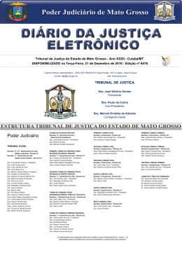 Poder Judici&aacute;rio - M&oacute;dulo de Consulta dos Magistrados