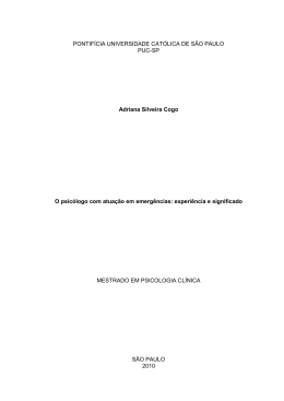 PONTIF&Iacute;CIA UNIVERSIDADE CAT&Oacute;LICA DE S&Atilde;O PAULO PUC