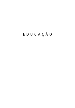 EDUCAÇÃO - Fundação Carlos Chagas